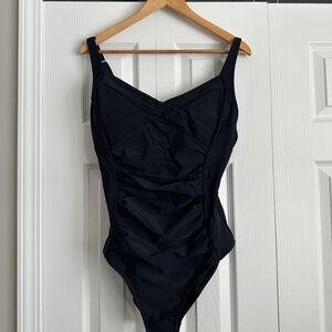 CUPSHE One Piece Bathing Suit - NWT Black Extra Large